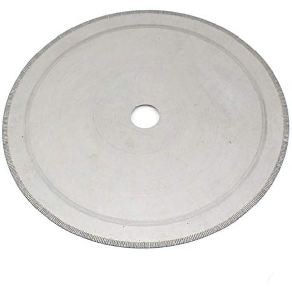 JINGLING 10" inch 250mm Diamond Lapidary Saw Blade 0.75mm Thin Notched Rim Arbor Hole 16mm Trim Stone Glass Marble Ceramics Tile