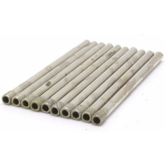 JINGLING 10Pcs 1/8" 3mm Diamond Hole Saws Drill Bit Super-thin Rim Lapidary Tools for Stone