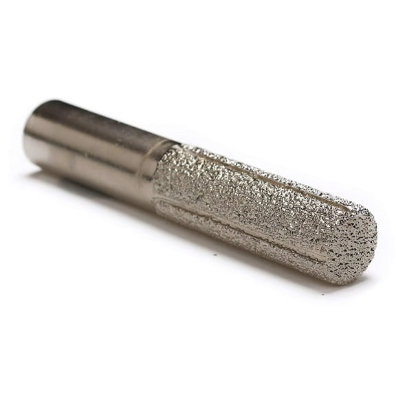 JINGLING 13.3mm Cylindrical Diamond Router Bit Cylinder Profile Wheel Brazed Shank 1/2" Tools for Stone