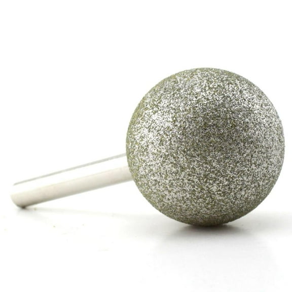 JINGLING 40mm 1-9/16" Spherical Head Diamond Grinding Bits Round Ball Burs Grit 80 Tools for Stone