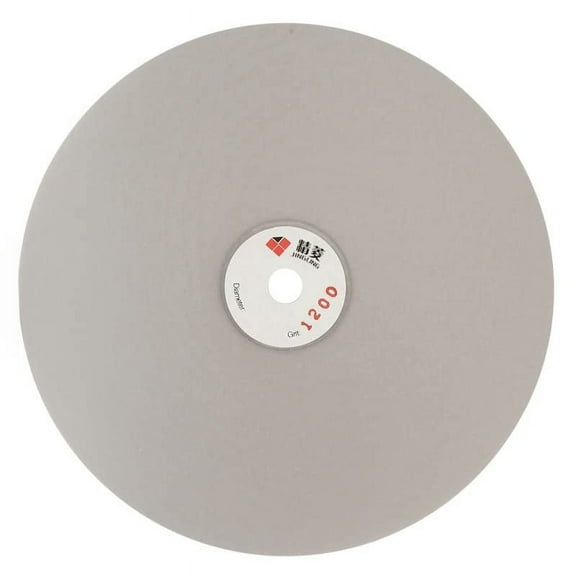 JINGLING 8" inch Diamond Grinding Disc 1200 Grit Flat Lap Disk Lapidary Tools for Stone