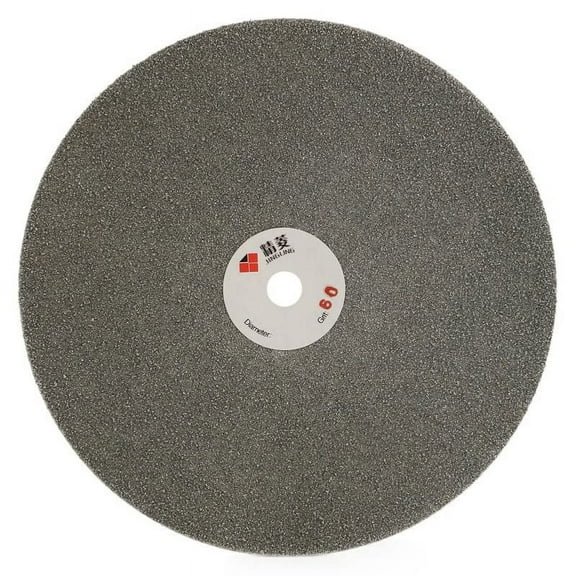JINGLING 8" inch Diamond Grinding Disc 60 Grit Flat Lap Disk Lapidary Tools for Stone