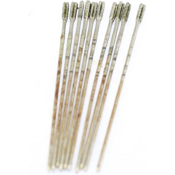 JINGLING Lapidary Diamond Drill Bits 1.8mm Carving Burrs for Stone Pack of 20Pcs