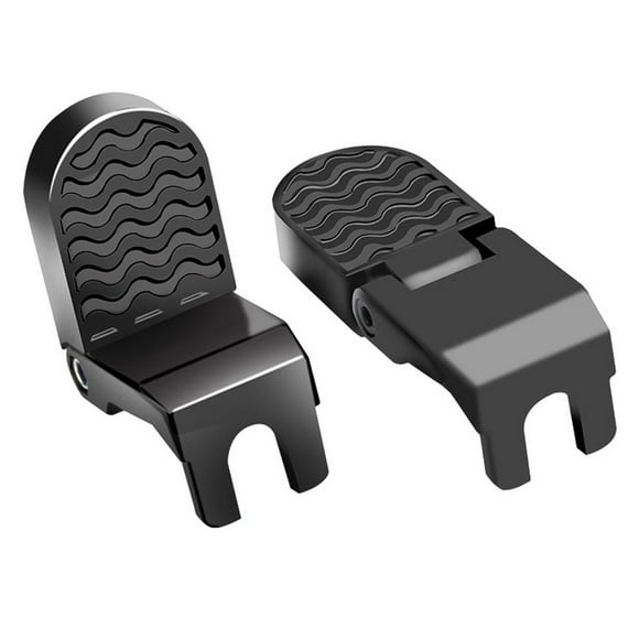 JINGT 1 Pair Electric Bicycle Pedals Folding Rear Passenger Footrest For E-bike Motorcycle Foot Pedal Cycling Pedal Pegs M10