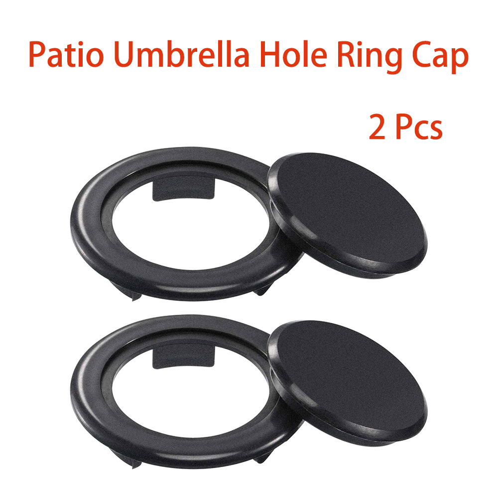 JINGT 2" Patio Table Umbrella Hole Ring Cap Set Deck and Plug for ...