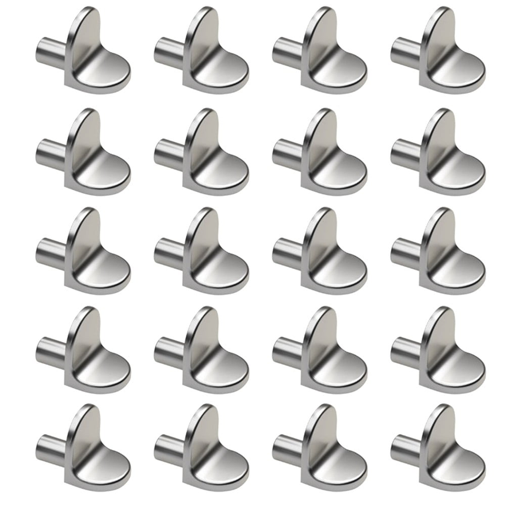 JINGT 20x Shelf Support Studs Pegs Pins Plugs 5mm LShaped