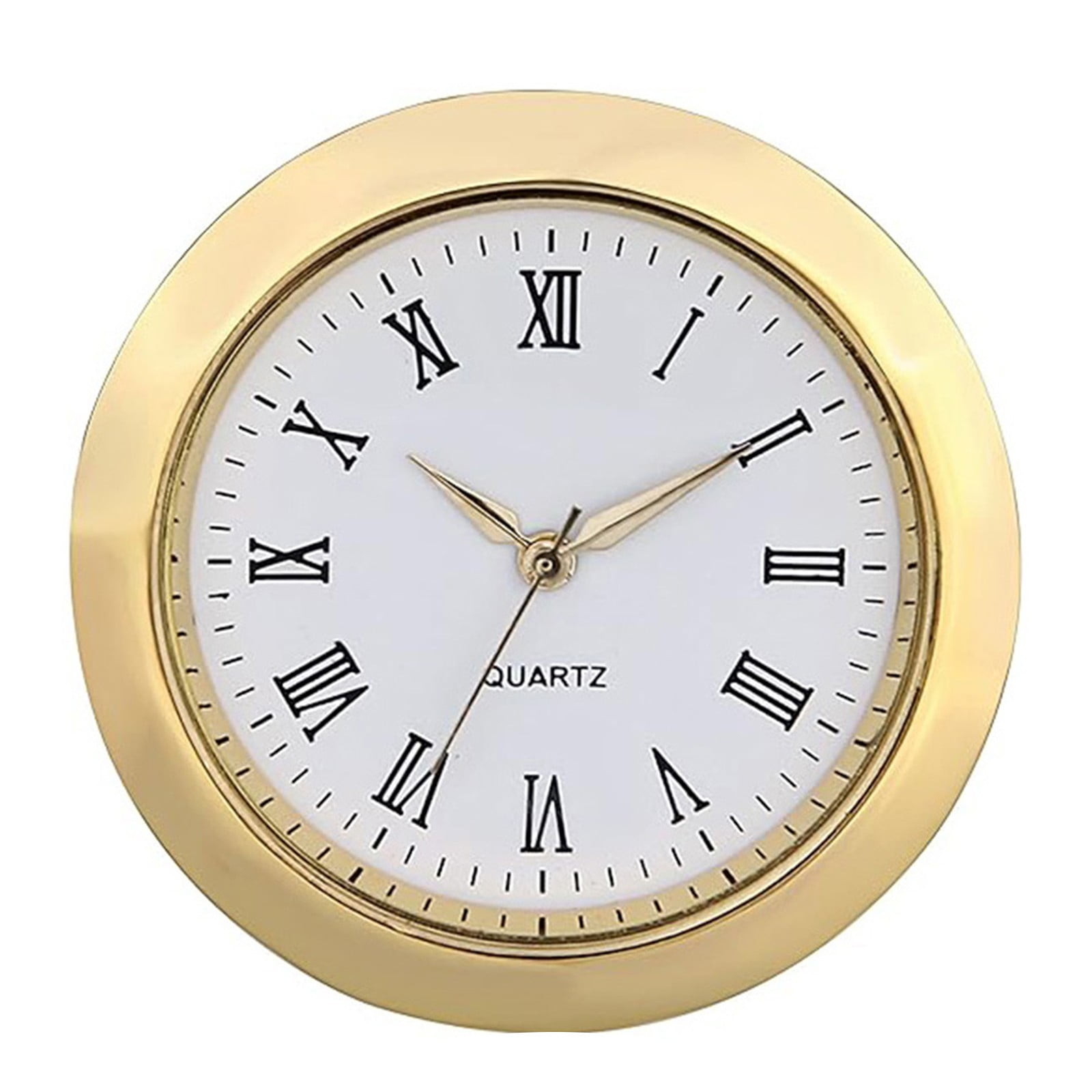 JINGT 36mm Quartz Clock inserts Movement Replacement DIY Gold Arabic ...