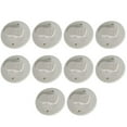 thumbnail image 1 of JINGT 4/10Pcs Shower Curtain Clip Bathroom Curtain Weight Clip Windproof Splash Guard, 1 of 7