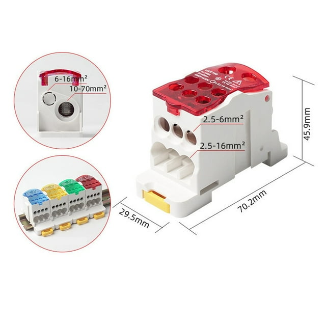 JINGT 80A 500A Power Junction Box Distribution Terminal Block