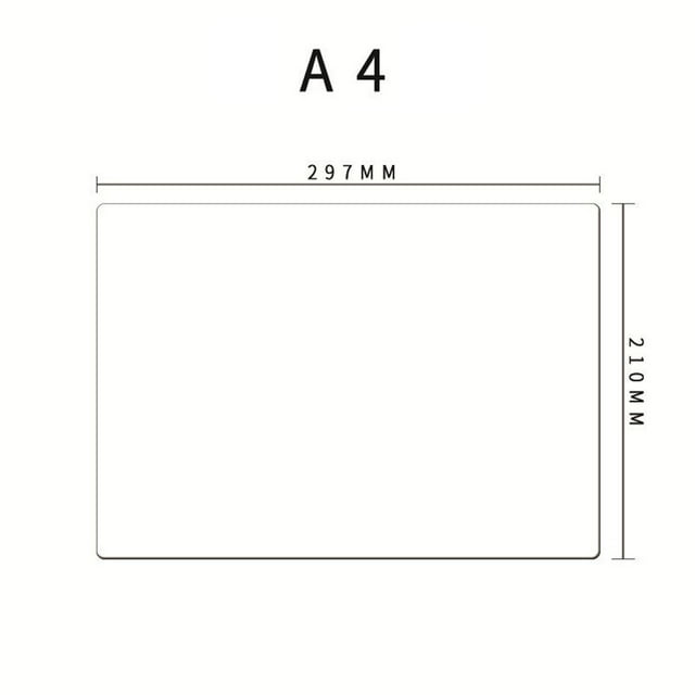 JINGT A4 Whiteboard Fridge Dry Wipe Markers Writing Record