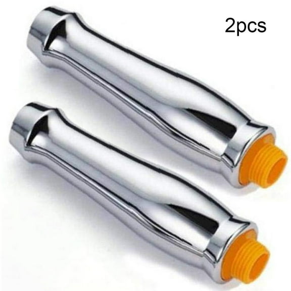 JINGT ABS Shower Head Extension Angled Showerhead Arm Extra Pipe, ABS Chrome