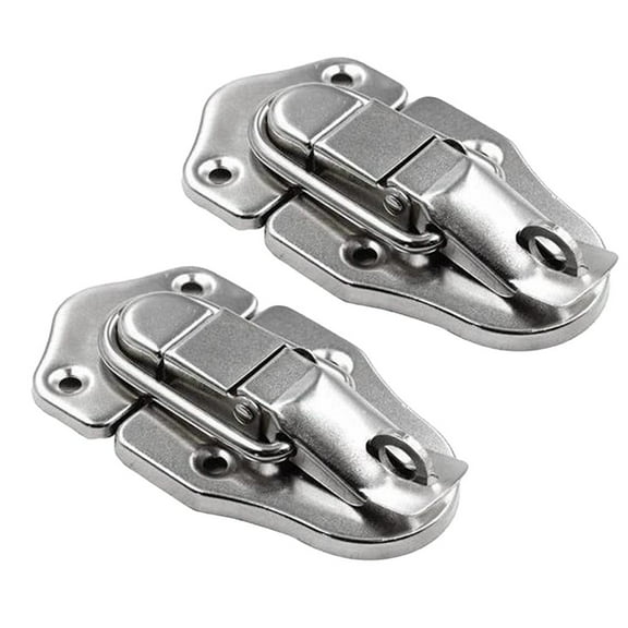 JINGT Antique Duckbill Switch Latch Case Switch Latch Guitar Case Latch with Screws Latch Catch Toggle Tension Lock Lever Clasp silver