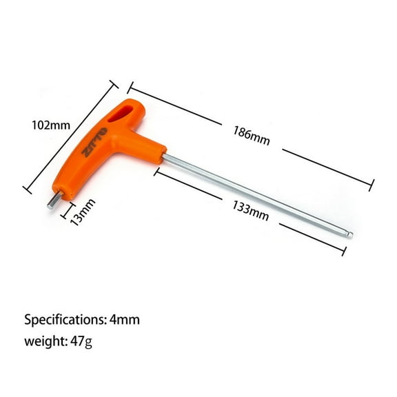 JINGT Bicycle Hexagon Wrench 2MM-6MM Bike Repair Tool Installation Multifunctional Tools Bicycle Accessories Cycling Parts Wholesale 4MM