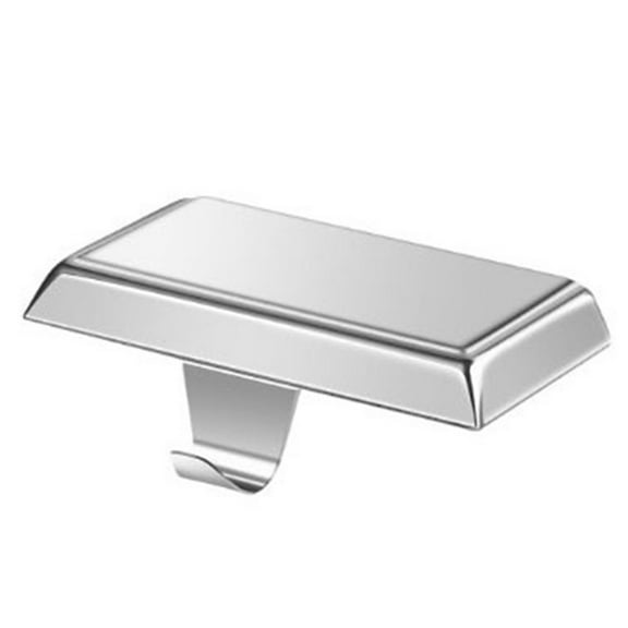 JINGT Christmas Stocking Holders for Mantle Santa Stocking Hangers Fireplace Holder silver