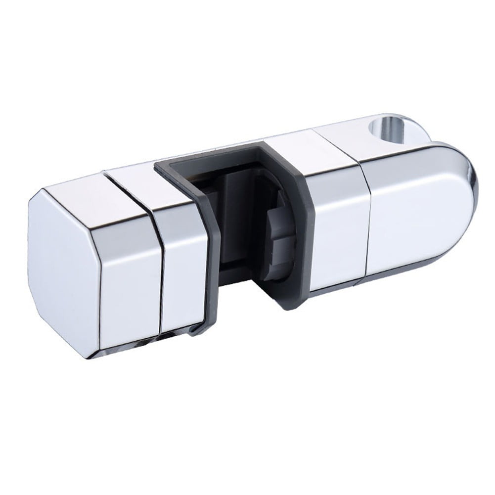 JINGT Chrome Shower Rail Head Slider Holder Adjustable Bracket