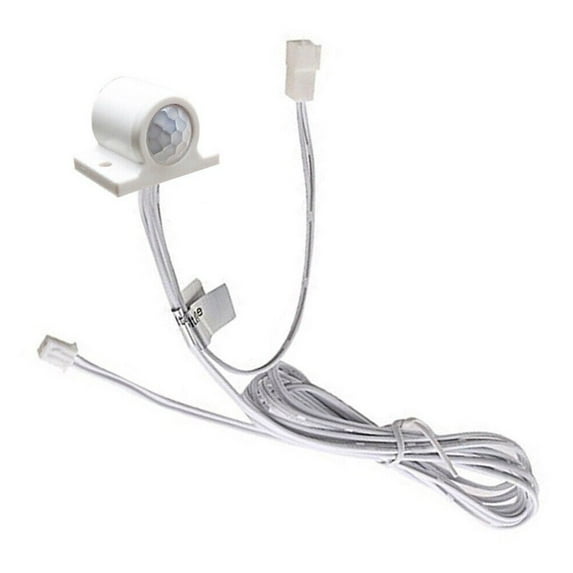 JINGT DC 12V Automatic On Off Switch LED Strip PIR Body Infrared Motion Sensor Detector Switch LED Strip Light for Corridor Bathroom White