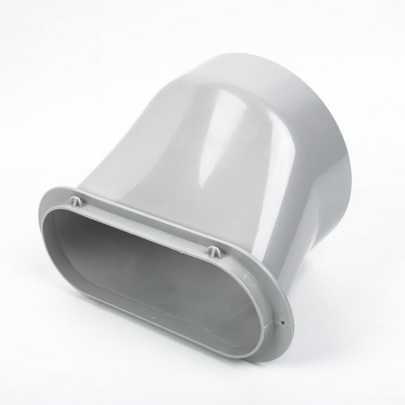 JINGT Exhaust Duct Parts Pipe Plastic Portable Spare Tool White 15CM Flat mouth