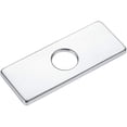 thumbnail image 1 of JINGT Faucet Plate Hole Tap Cover Deck Plate Stainless Steel Bathroom Kitchen Sink for Most Single Hole Faucet Electroplating, 1 of 4