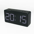 JINGT LED Digital Alarm Clock USB/Battery Mirror Realtime Display