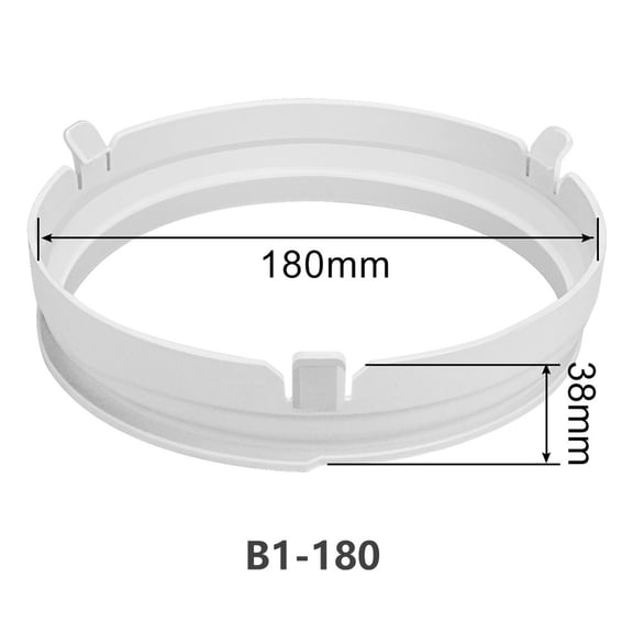 JINGT Portable Air Conditioner Kit Exhaust Hose Duct Interface Tube Connector Air Conditioner Exhaust Hose Air Vent Accessries B1-180 circular