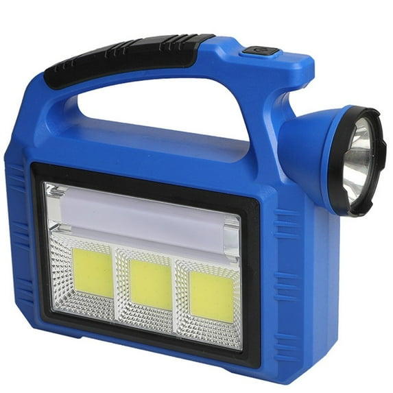 JINGT Powered Portable for COB LED Work Light Handheld Lantern Flashlight Outdoor Blue 3