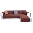 thumbnail image 1 of JINGT Sectional Couch Covers L Shape Sofa Cover for Dogs Pet Couch Furniture Protector coffee 53*190cm, 1 of 8