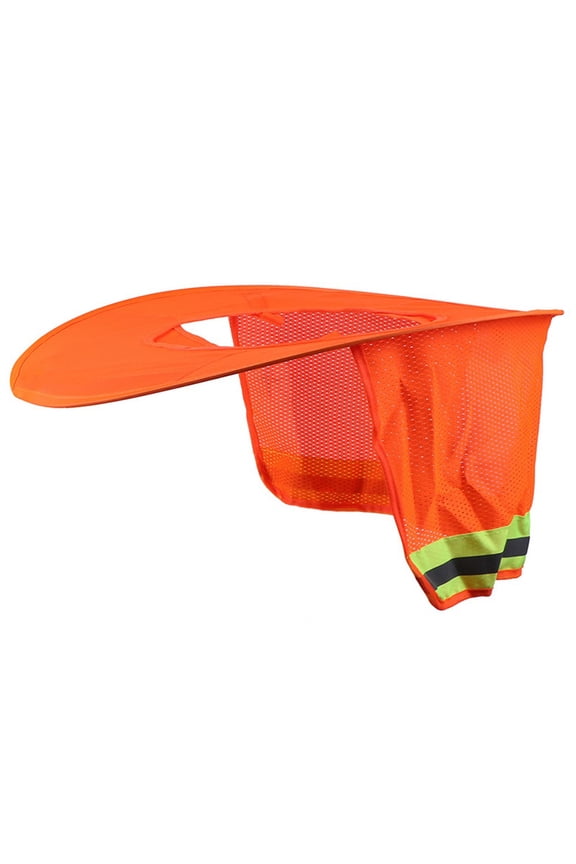JINGT Summer sun hat construction site sun hat sun hat cape Orange