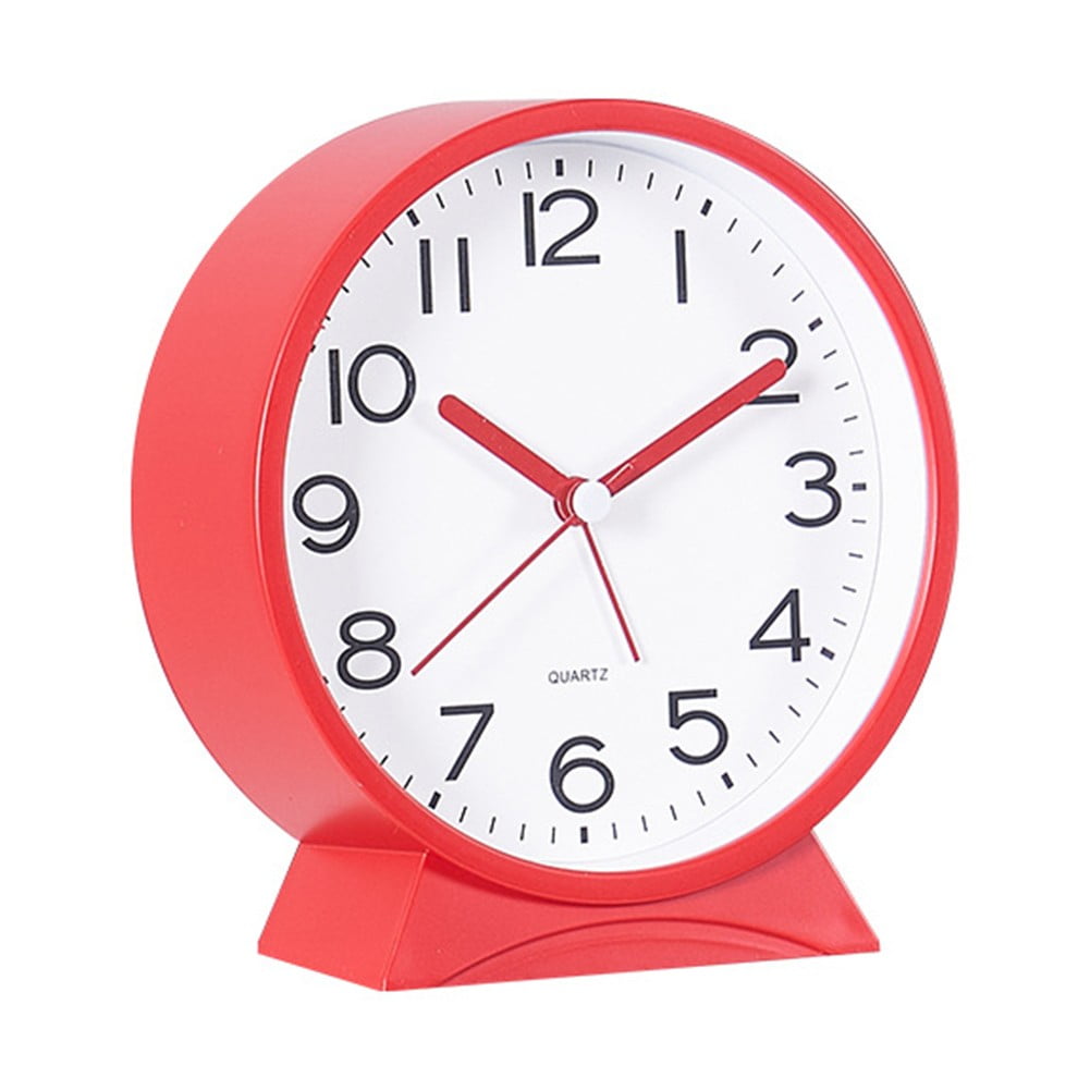 JINGT Trendy 12Cm Alarm Clock Perfectly Sized For Bedside Tables Or