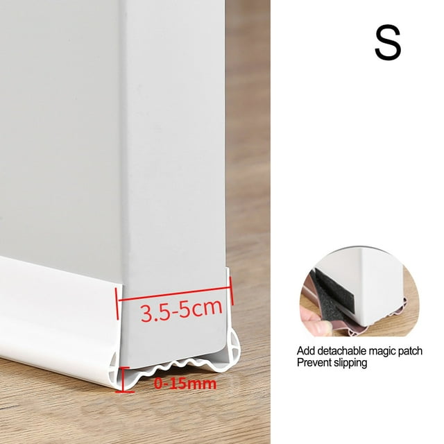 JINGT Wave Door Bottom Draft Stopper Weather Strip AntiCold Noise
