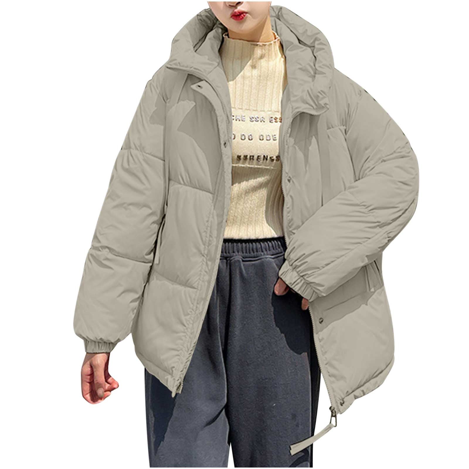 ジャケット・アウター &her Padded Coat Mugwort enof urbanbobby Xiaoxuemeng Womens Quilted Puffer Jacket Zip Up Lightweight