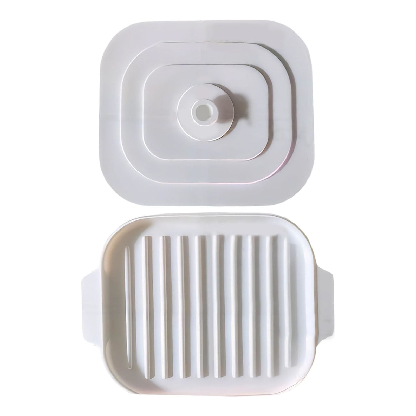 JINGXI Air Fry Pan for Oven Cookie Sheet with Wire Rack for Roasting