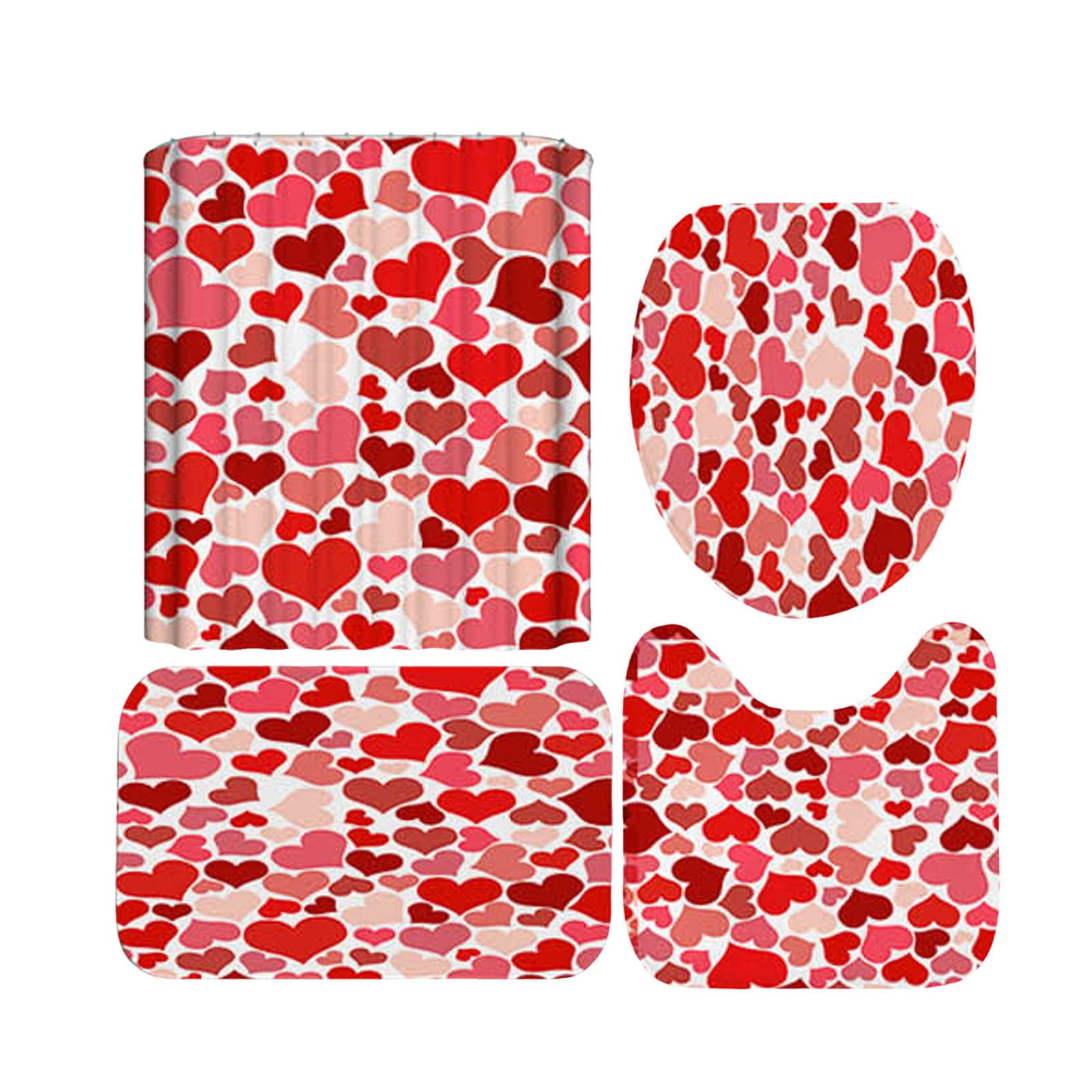 JINGXI Bathroom Rugs Towel Rack Wall Mounted Bathroom Set Standing ...