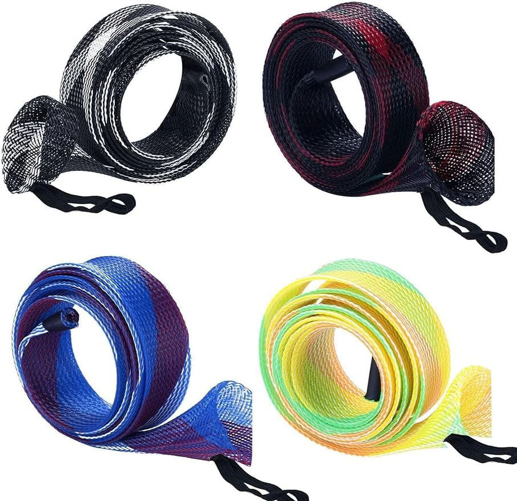 JINGYANG 4 Pieces Fishing Rod Cover Fishing Pole Protector Rod Sleeve