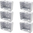 thumbnail image 1 of JINGYANG 6PCS 2Inch Blind Brackets Low Profile Box Mounting Bracket for Window Blinds, 1 of 6