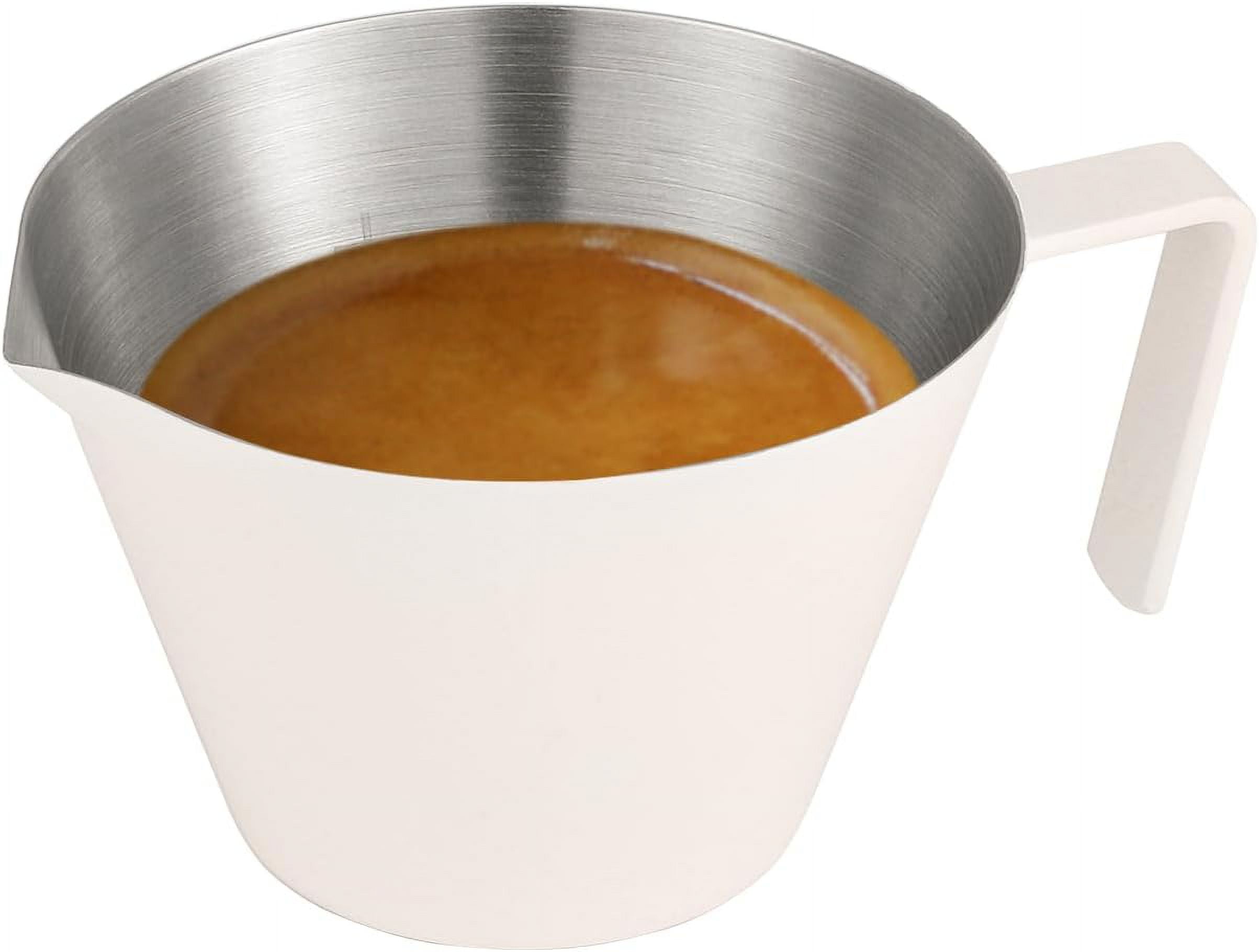 JINGYANG Espresso Measuring Cup with Handle 2 Pack Double Shot Espresso