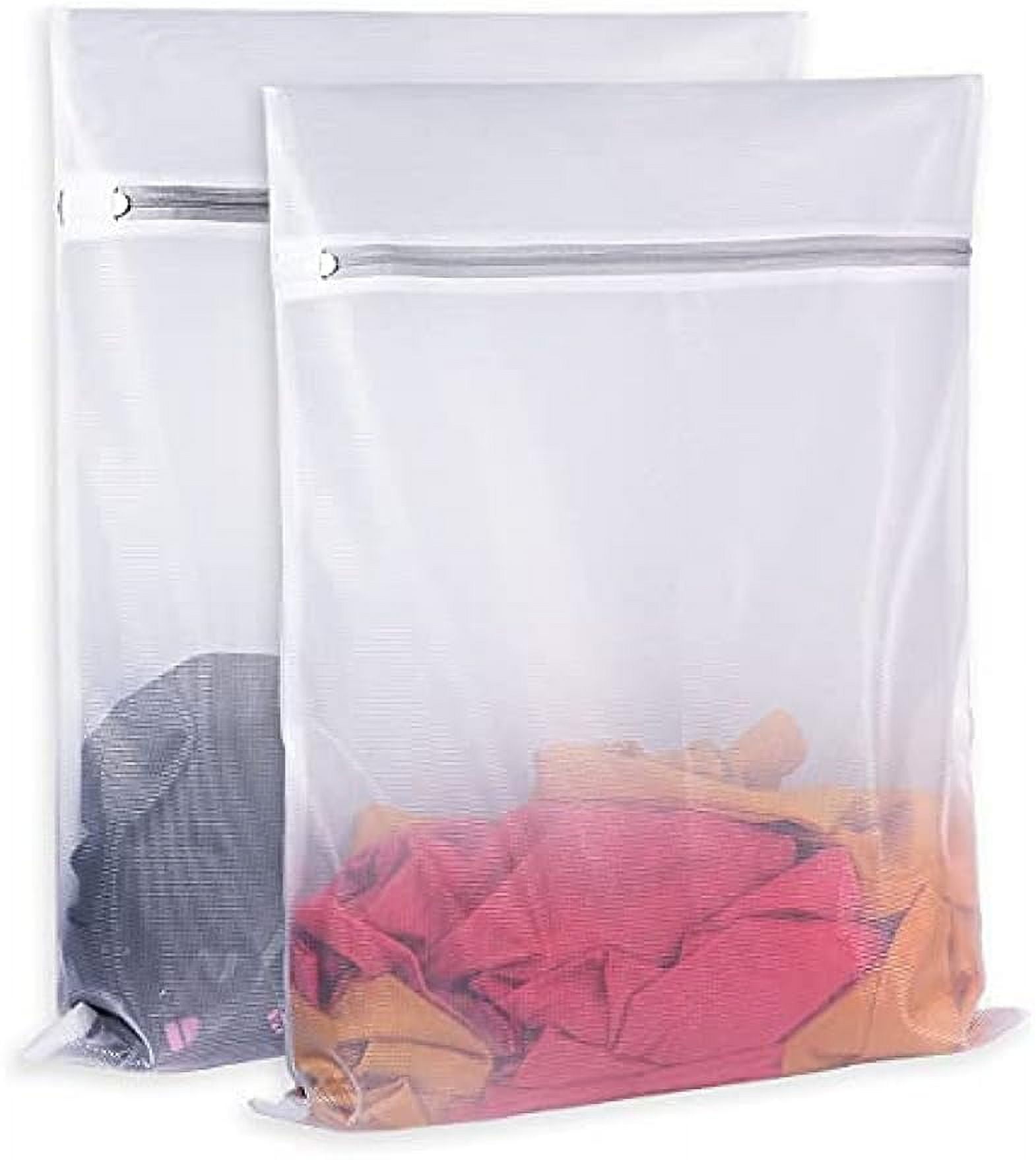 JINGYANG Mesh Wash Bag for Washing MachineSupper Zipper Net Laundry