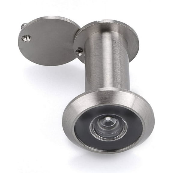 JINGYANG Safety Door Viewer,Solid Brass 220-degree Door Viewer/Peephole with Heavy Duty Rotating Privacy Cover for 1-3/8" to 2-1/6" Doors, Durable Door Viewer for Home Office Hotel