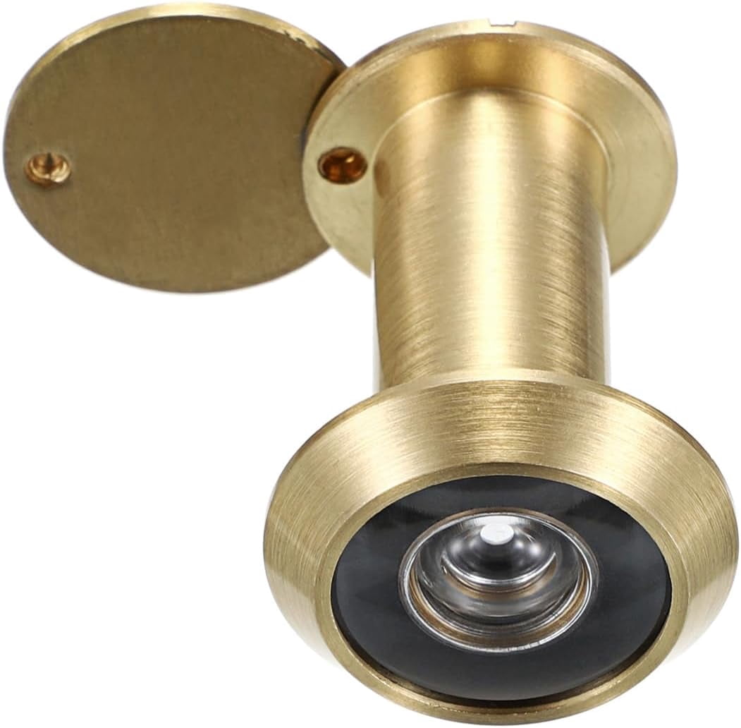 JINGYANG Safety Door Viewer,Solid Brass 220-degree Door Viewer