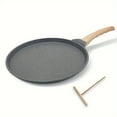 JINGZBH UltraDurable 10Inch Nonstick Crepe Pan with Spreader