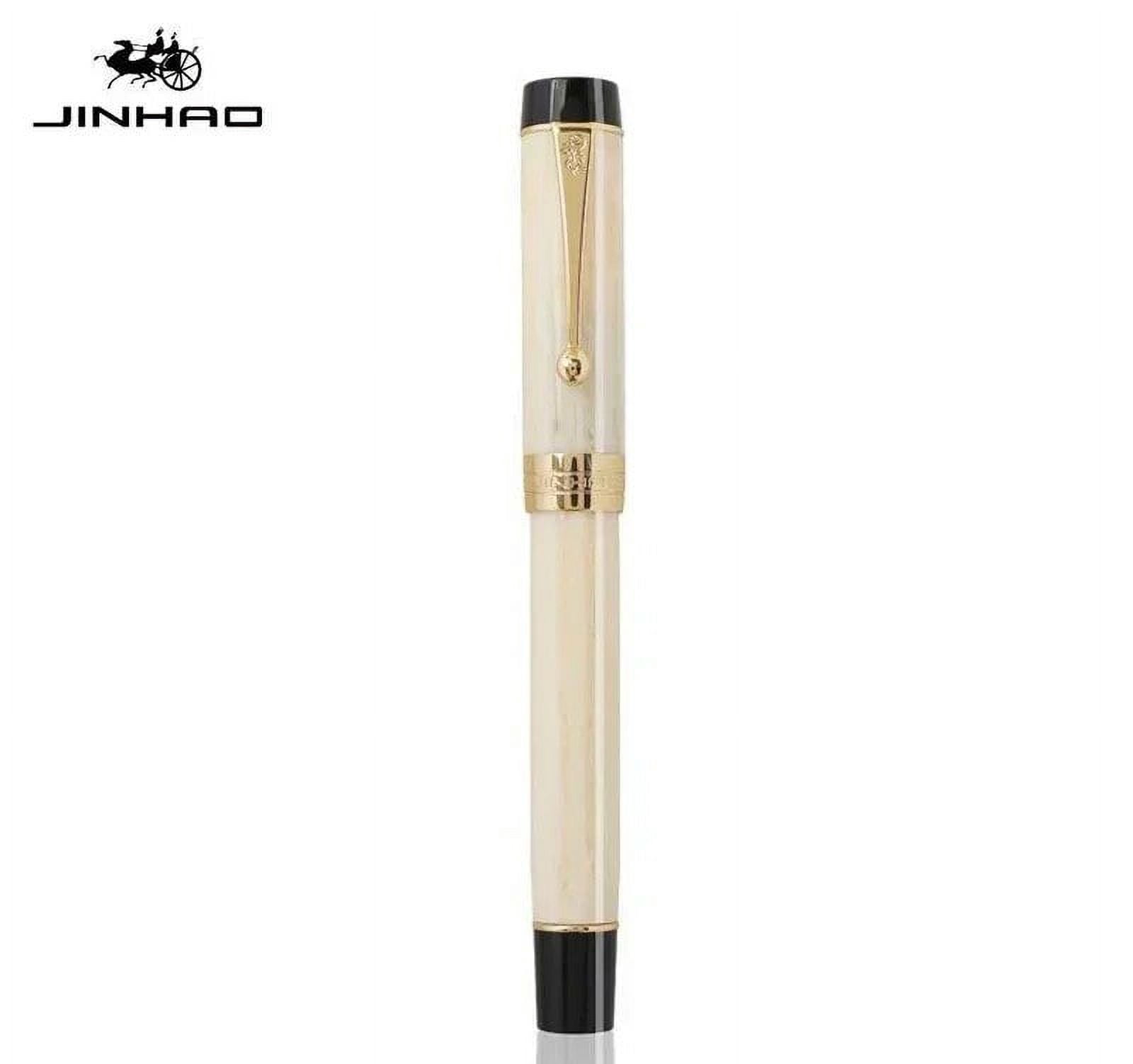 JINHAO 100 Centennial Fountain Pen Resin Gold Clip Nib EF F M Students