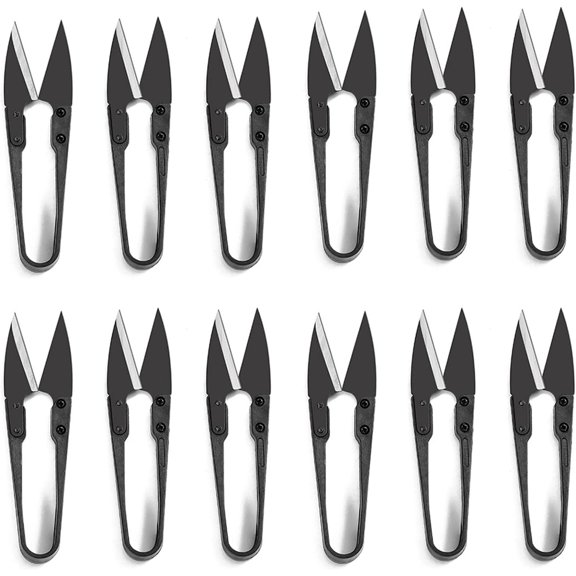 JINJIAN Bonsai Pruning Scissors 12PCS - Small Pruning Shears Bud Leaves Trimmer Garden Shears for Plants, Gardening Clippers for Flower Bonsai Trimming Pruners