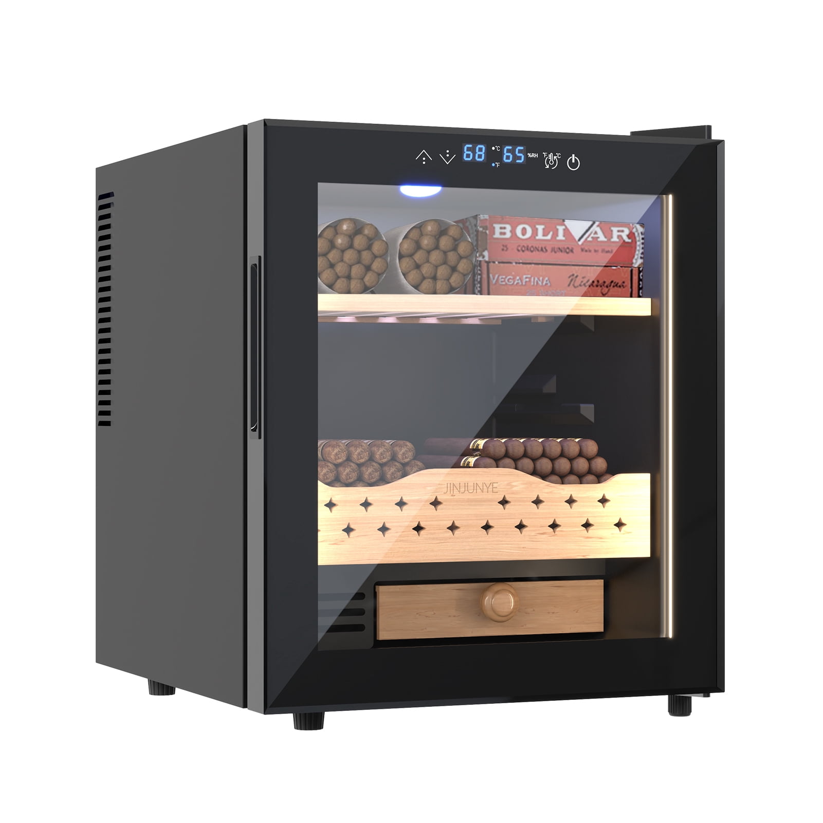 Prestige Import Group Humidor Befeuchter H200 – Schwarz, Mit Schaumstoffkern – Für Bis Zu 25 Zigarren