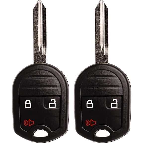JINLONG Key Fob for 2004-2014 Ford F-150, 2004-2014 F-250/F-350/F-450, 2009-2017 Flex, 2001-2015 Explorer, Escape, Ranger, Fusion, Econoline, Mercury, 2-Set, FCC CWTWB1U793