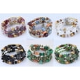 thumbnail image 1 of JINLUO 6-Sets Boho Bohemian Bracelets Stackable Stretch Bracelets Beaded Layered Bracelets for Women, Adjustable Multilayer Multicolor Handmade Stone Beads Acrylic Beaded Gatherings Party Jewelry Gift, 1 of 5