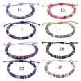thumbnail image 1 of JINLUO 8PCS Rainbow Braided Friendship Bracelets Adjustable Handmade Multicolor Stackable Stretch Bulk Wrap Bracelets for Women Girls Summer Gatherings Holiday Gift Jewelry, 1 of 12