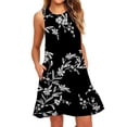 thumbnail image 1 of JINMGG 2026 Summer Dresses under $10.00 Summer Dresses for Women Beach Floral Tshirt Sundress Casual Pockets Boho Tank Dress, 1 of 5
