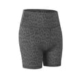 thumbnail image 1 of JINMGG 2023 Summer Plus Womens Shorts Clearance,Women's Sports Pants High-waist Yoga 3-point Belt Pocket Tight Quick-drying Stretch Fitness 3-point Shorts Dark Gray S, 1 of 4