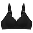 thumbnail image 1 of JINMGG 2024 Bras for Women Plus Size Woman's Fashion Plus Size Wire Free Comfortable Push Up Hollow Out Bra Underwear Black XXL, 1 of 4