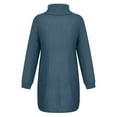 thumbnail image 1 of JINMGG 2026 Fall Winter Plus Size Sweaters for Women ,Fashion Women Solid Long Sleeve Sweater Dress Turtleneck Sweater Pullover Dress, 1 of 7