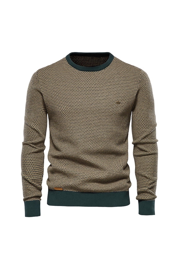 JINMGG 2024 Fall Winter Plus Size Sweaters for Women Clearance,Men's Sweater Soft Casual Sweaters for Men Classic Pullover Sweaters with Ribbing Edge